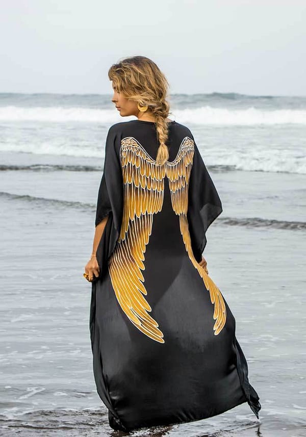 Short Long Angel Wing Kaftan Luxe